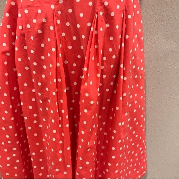 Sleeveless v-neck dot print dress - Picture 5 of 12